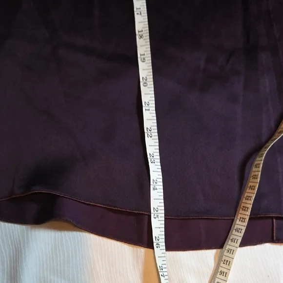 giada_forte Italy Inverno 2016Chic Satin Women's Purple Blouse.sz M. - Picture 8 of 9
